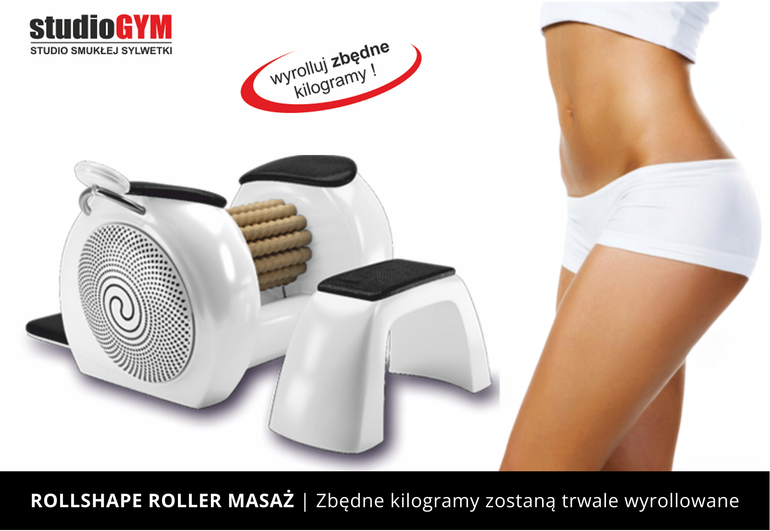 SudioGYM - Rollo Activ Figura Smukła Sylwetka | Szczecin Police - Roller masaż podczerwień